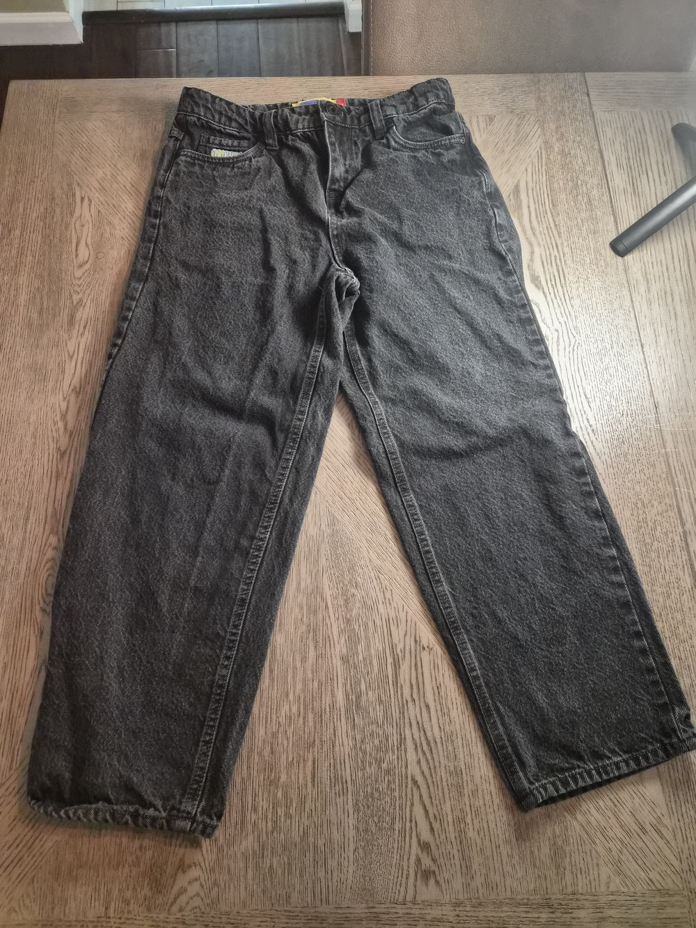 Empyre Women's Black Washed Flare Jeans